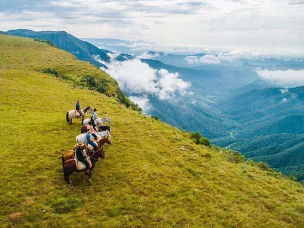 cânion parados da Serra passeio a cavalo