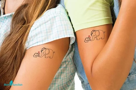 tatuagens mãe e filha