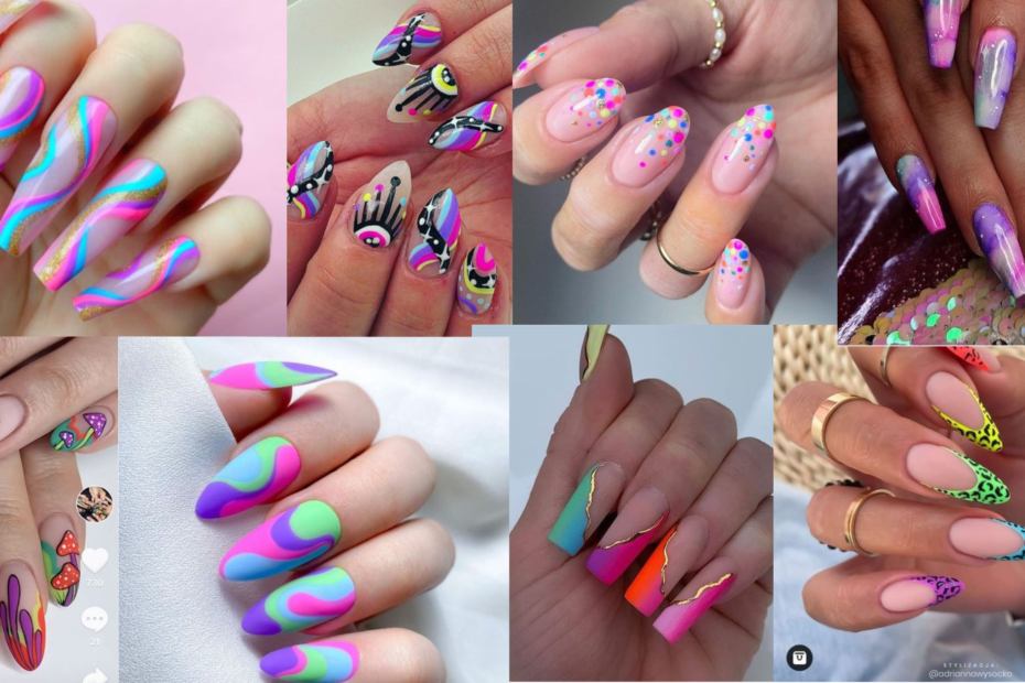 unhas de carnaval