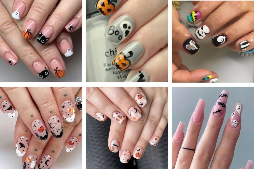 unhas decoradas Halloween