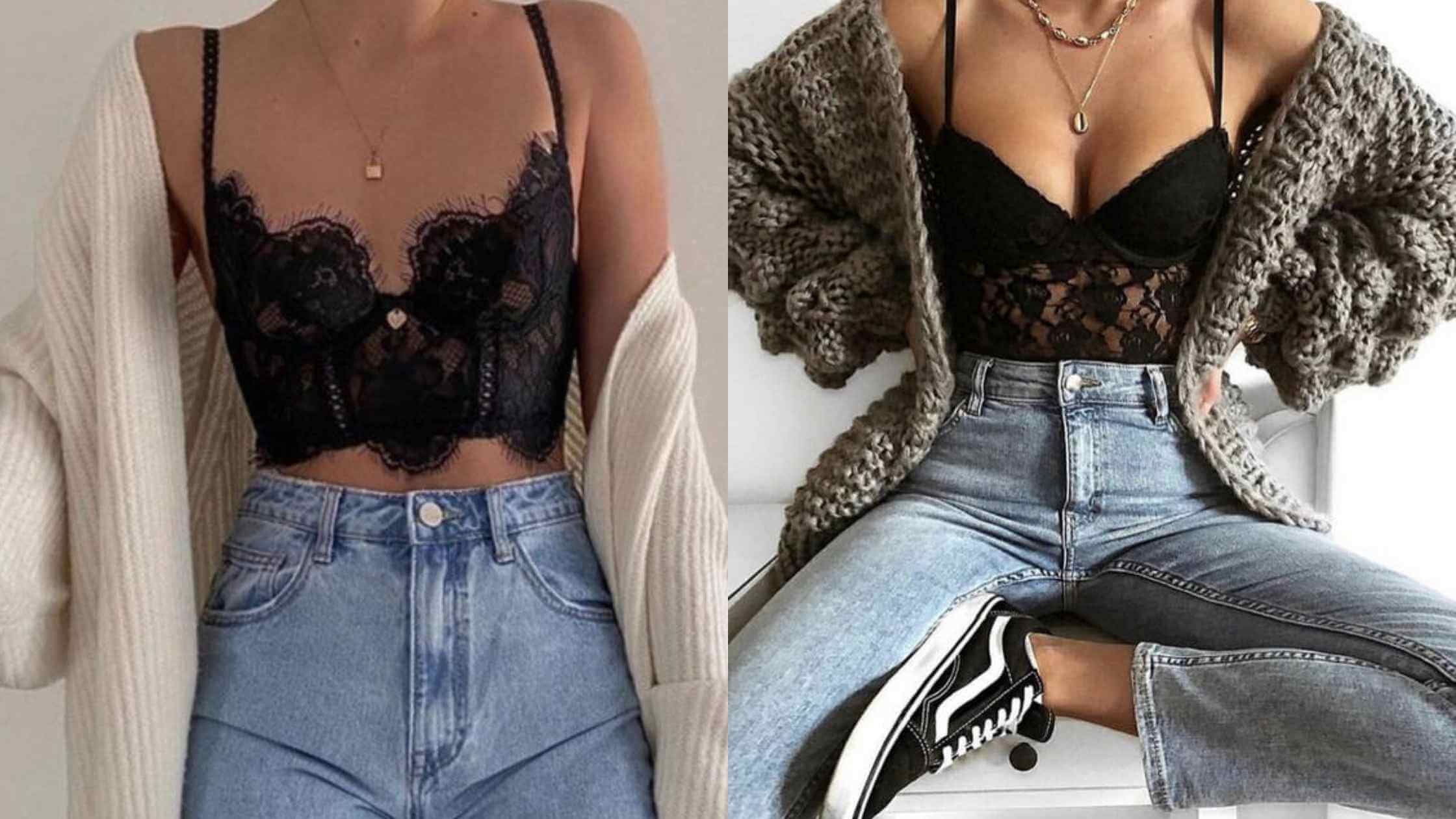 Fotos de mulheres vestindo body com cardigan