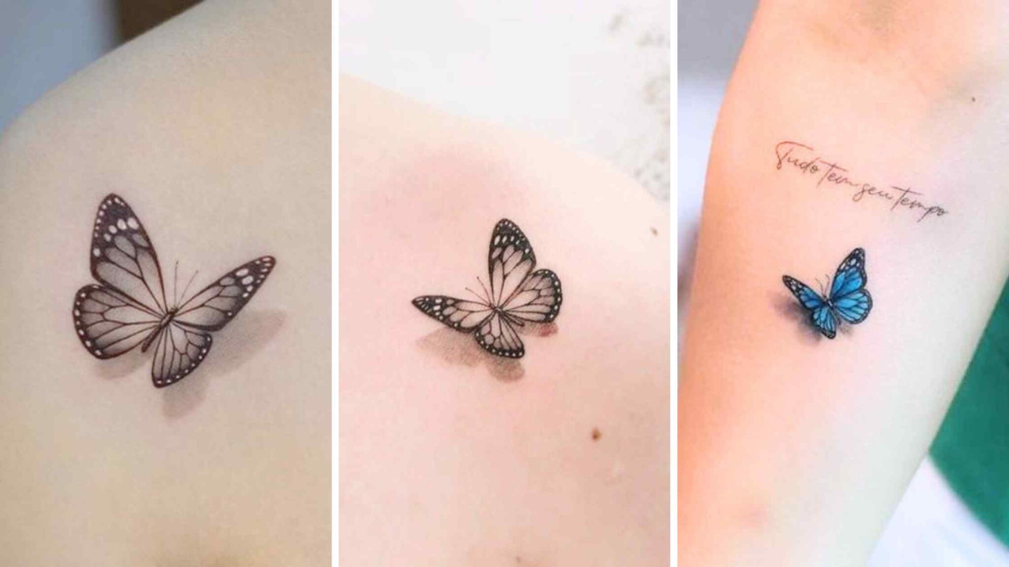 Tatuagens de borboleta, mais de 100 modelos e inspirações!